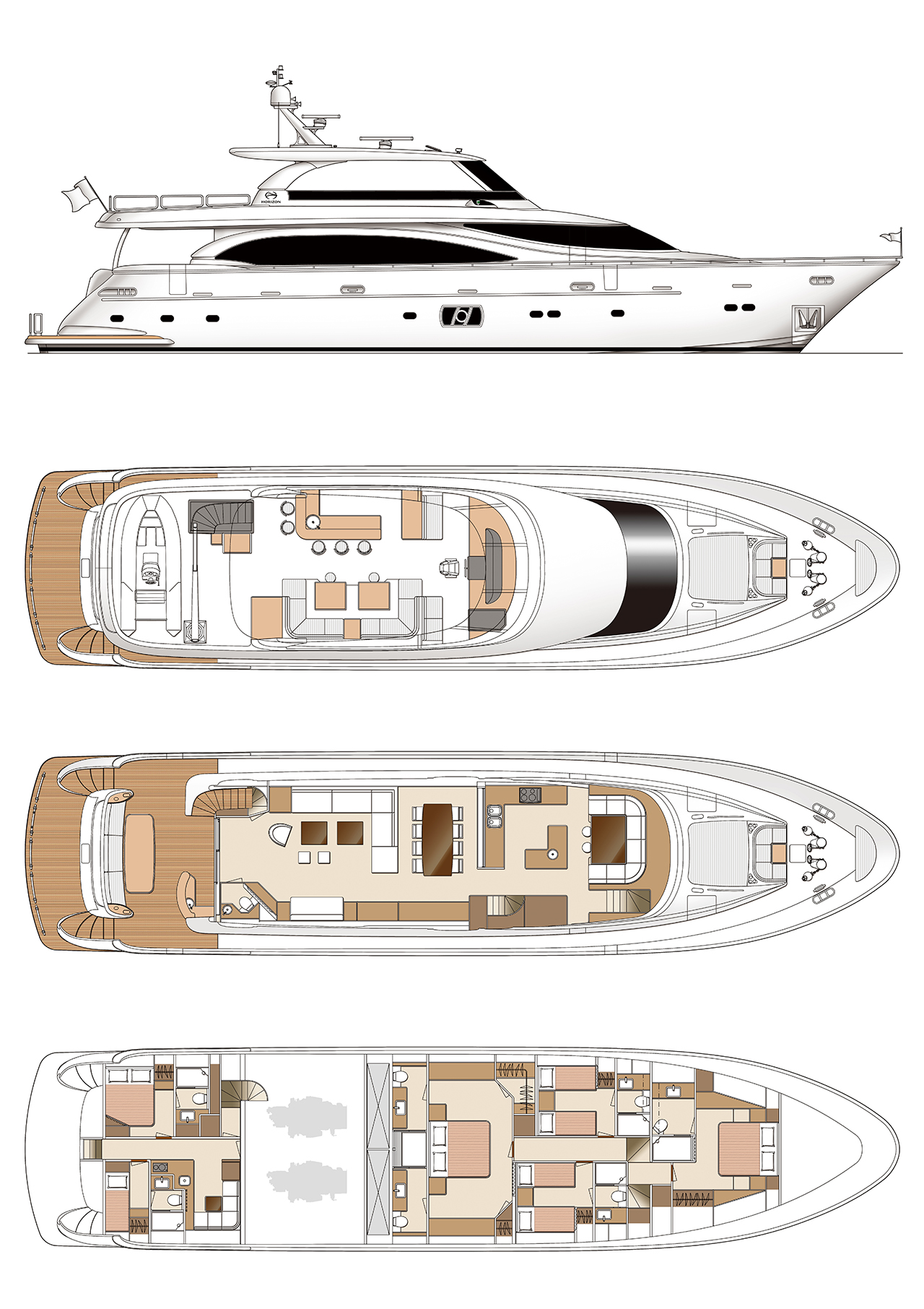 100 foot horizon yacht